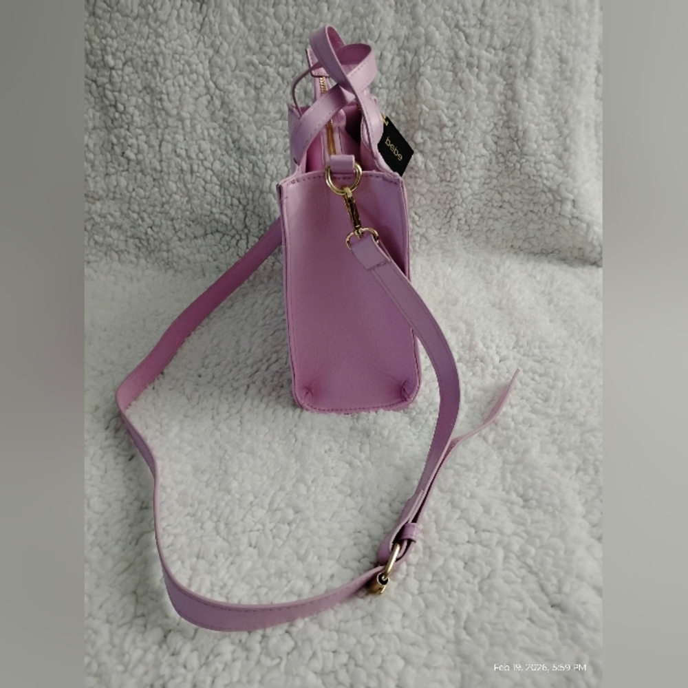 PINK BEBE MINI TOTE BAG - Picture 4 of 13